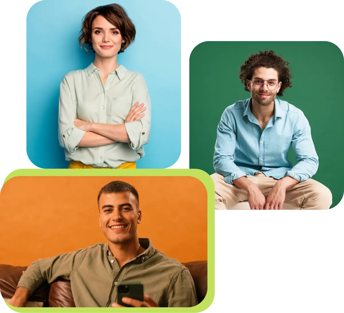 Three professionals representing career opportunities with CP&KRELL Group